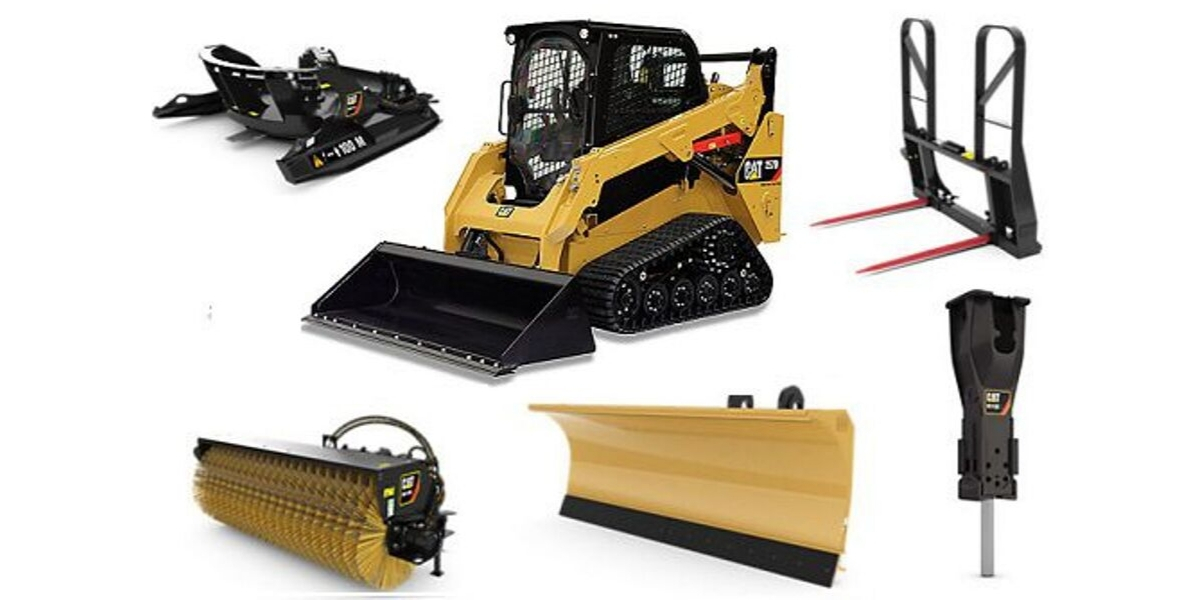 Group of compact equipment attachments
