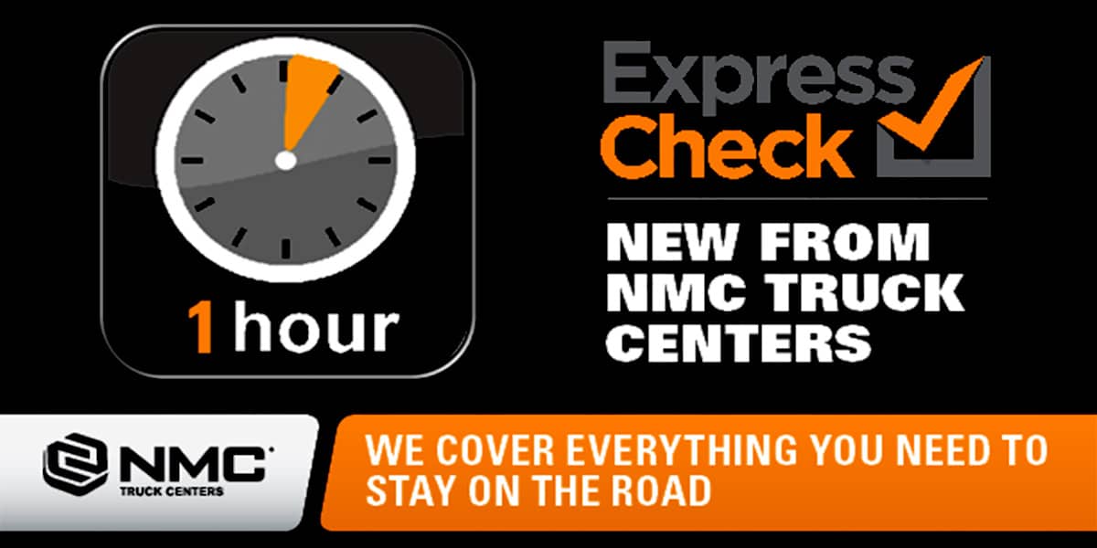 1 hour express check new from NMC truck centers