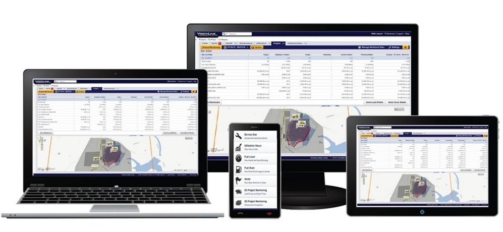 Visionlink Fleet Managment Software on Multiple devices