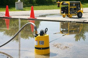 wacker neuson pump in use