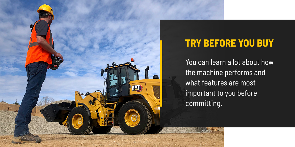 Try a Cat Wheel Loader