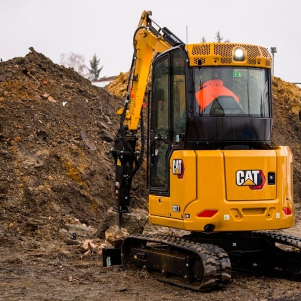 Cat 302.7 Cab Mini Excavator