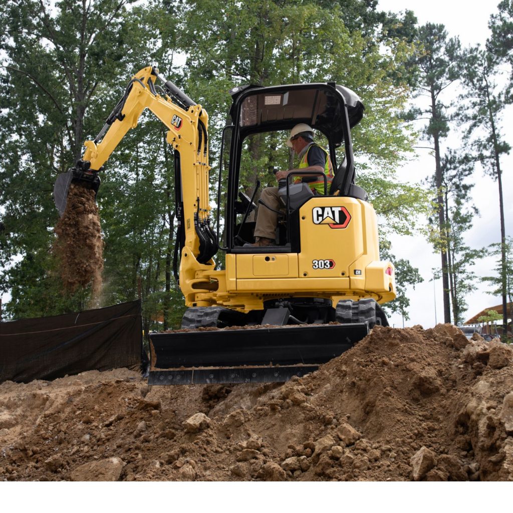 Cat 303CR Open Station Mini Excavator